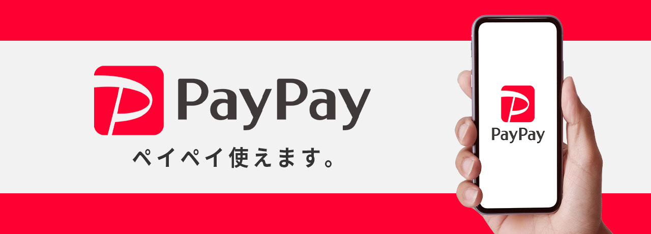PayPay使えます。
